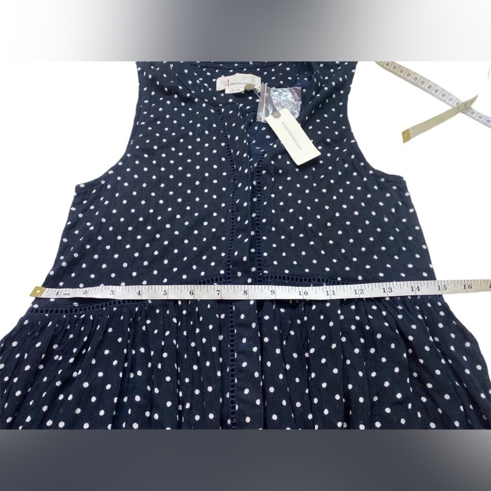 🆕Anthropologie - Nia sleeveless button down polka-dot tunic - Picture 11 of 12